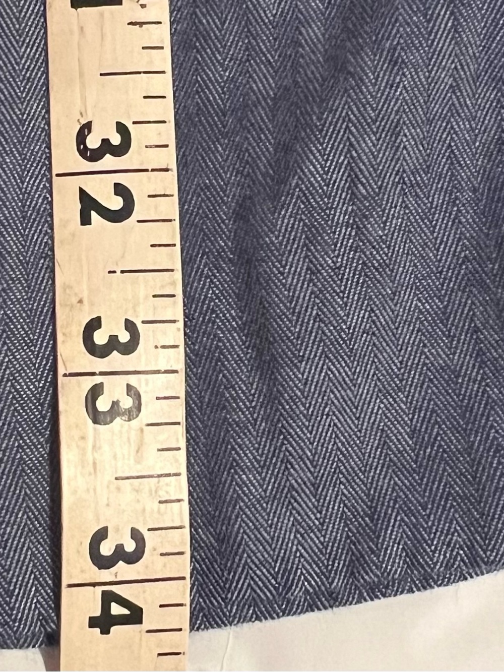 Banana Republic Avery Tie Waist Pants Chambray Cotton 12 Coastal Grandmother - Picture 8 of 8
